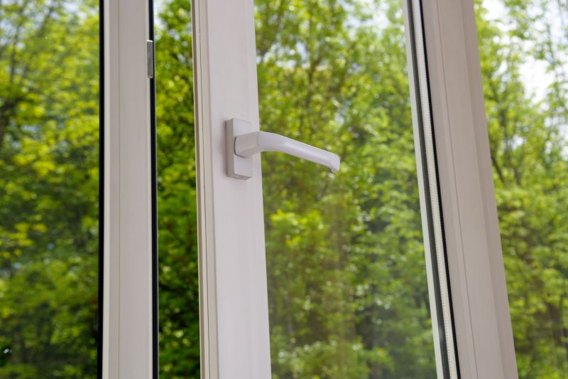 Close-up of Vinyl Window Frame